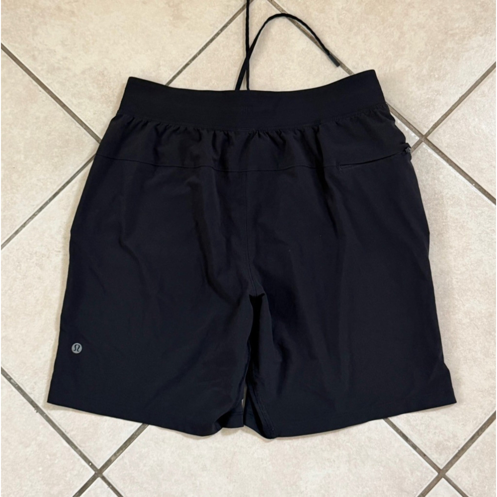 LULULEMON LICENSE TO TRAIN SHORT 7” LINERLESS BLACK SZ SMALL